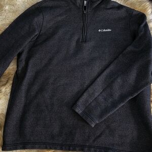 Columbia Men's Dark Gray Zip-Up Sweater XXL